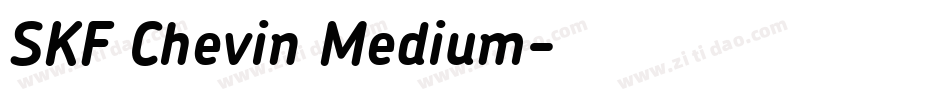 SKF Chevin Medium字体转换